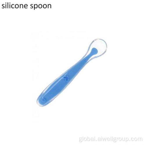 Best Silicone Spoon for Babies Baby Food Training Silicone Feeding Spoon Supplier